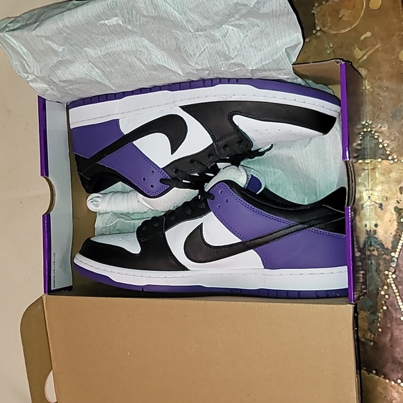 Nike SB Dunk low Pro. Court Purple and black.  Men's size 14 - Picture 2 of 16
